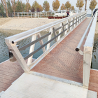 Handrail Aluminum Alloy Gangway 600mm Freeboard For Access Ramp