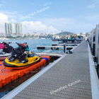 Marine Grade Aluminum Boat Pontoon Floating Dock Variable Load Customized Height