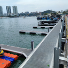 Concrete Pontoon Aluminum Floating Docks Marine Walkway Waterproof Decking