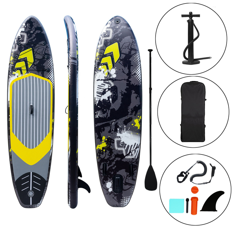 Solid Inflatable Stand Up Paddle Board Wide Stance With SUP Accessories