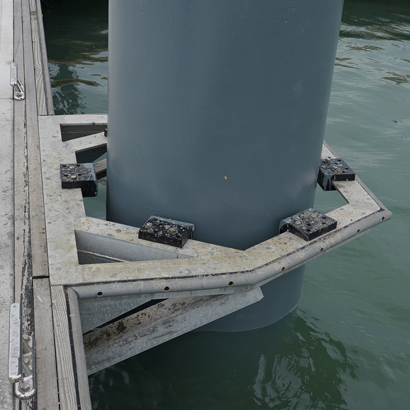 Floating Pontoon Floating Dock Pile Guide Aluminium 6061 T6 Material floating-pontoon-floating-dock-pile-guide-aluminium-6061-t6-material