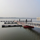 Low Maintenance Aluminum Alloy Floating Docks with Smooth Surface
