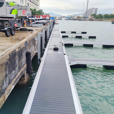 Aluminum Alloy Floating Dock Gangway And Marine Floating Pontoon For Boat