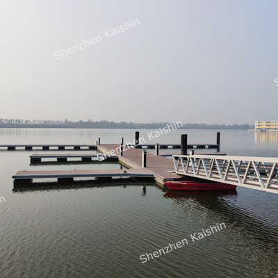 Customizable Aluminum Alloy Floating Dock Pontoon Long Lasting For Marina