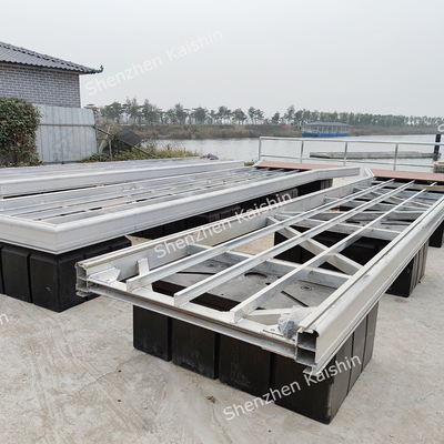 Marine Boat Floating Docks Aluminum Alloy Floating Pontoon For Marina Yacht Club Waterfront Project