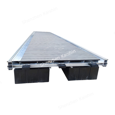 Waterproof WPC Aluminum Floating Docks Marine Pontoon Commercial