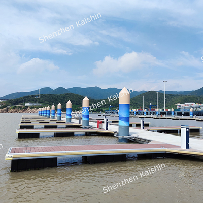 OEM Aluminum Floating Pontoon Marina Pontoon Walkways With WPC Decking