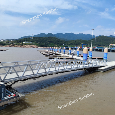 Durability Marine Aluminum Gangways For Floating Dock Boat Yacht Floating Pontoon Use