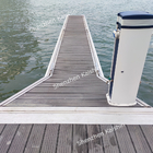 Marine Aluminum Gangway Ramp Ladder WPC Plastic Wood Deck Floating Dock