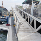 30cm - 60cm Aluminum Dock Gangway Handrail Marine Dock Ramps For Floating Dock
