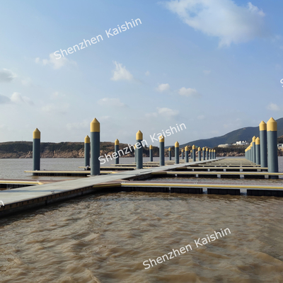 Galvanized Aluminum Alloy Floating Pontoon Yacht Floating Dock For Berth