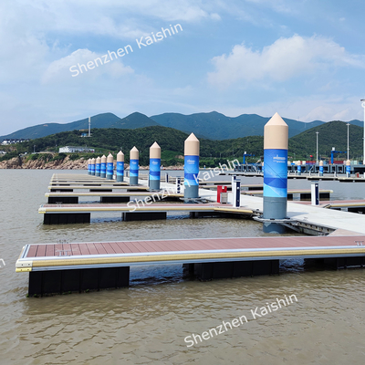 Galvanized Aluminum Alloy Floating Pontoon Yacht Floating Dock For Berth