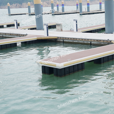 Customizable Design Floating Finger Dock For Marina Floating Pontoon Walkway With Rubber Fender