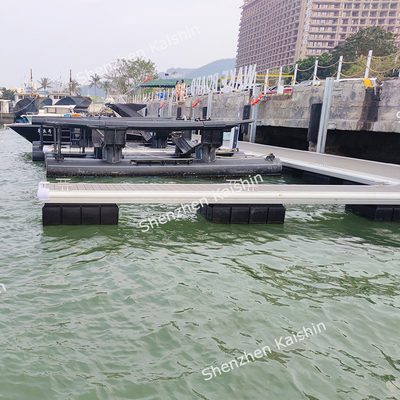 Marine Stable Movable Boating Float Pontoon Aluminum Floating Dock For Jetty