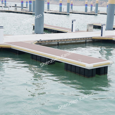 Marina Aluminum Floating Docks Featuring 316 Stainless Steel Cleat For Marine Floating Pontoon