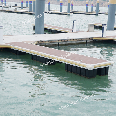 Portable Aluminum Floating Docks Walkway Pontoon For Marina Yacht Boat Berth