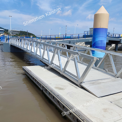 Handrail Aluminum Gangway Ramps Galvanized Marine Bridge Dock Gangways