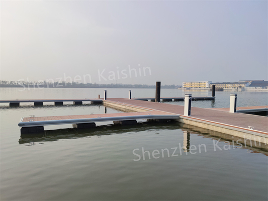 Customized Marina Floating Platform Aluminum Alloy Floating Docks For Ship Boat Yacht