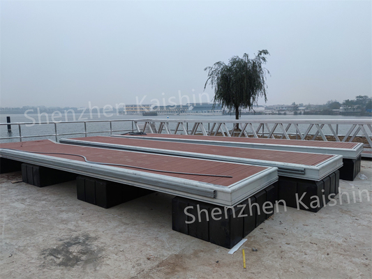 Aluminum Floating Dock Floating Pontoon Dock For Jetty Marine Boating Pontoon Pier