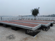 Customized PE Aluminum Floating Dock Platform Marine Float Pontoon