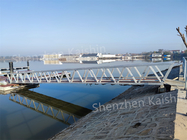 HDPE Marine Aluminum Alloy Floating Docks Walkway Pontoon For Boat