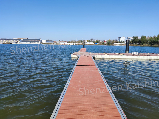 Portable Aluminum Alloy Floating Pontoon Walkway For Marina Yacht Boat Floating Docks