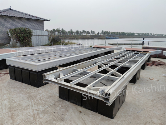 Long-Lasting Aluminum Alloy 6061 T6 Docks For Marina Yacht Boat Floating Walkway Pontoon Pier