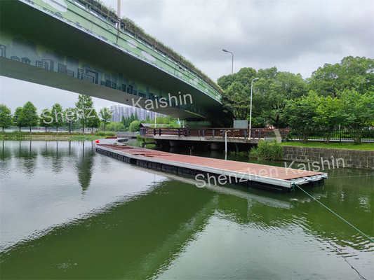 Aluminum Floating Pontoon Docks Marine Floating Dock Pier Design For Sea Lake