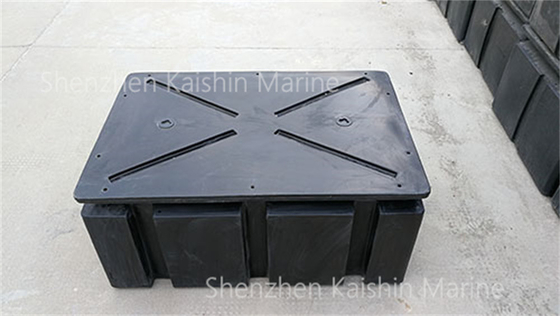 Eco-Friendly Black LLDPE Floatation Floats Floating Pontoon Yacht Boat Marine Dock