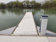 Kaishin Marina Plastic Dock Water Power Pedestal With Pontoon Decking Power and Water Pedestal Marine Service Bollard