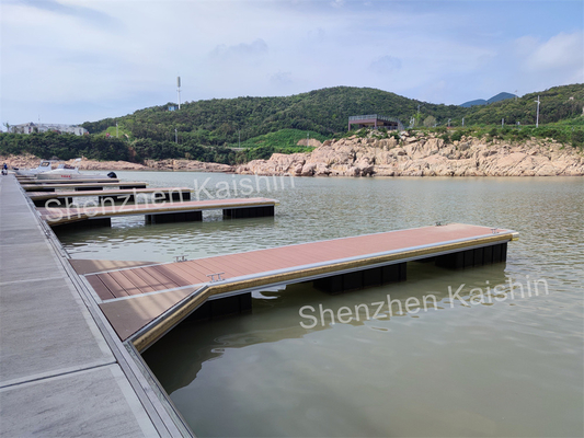 Aluminum Alloy Floating Dock Manufacturers WPC Decking Rubber Fender