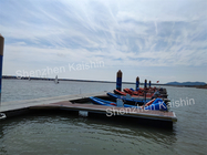 Portable Aluminum Floating Pontoon Dock Commercial Floating Docks Pier For Sale