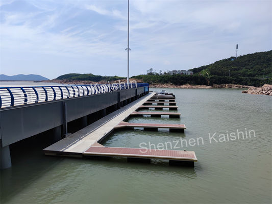 Marine Equipment Aluminium Alloy Main Pontoon And Finger Pontoon 15-20 Year Lifespan