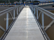 1.0-1.2m Aluminum Dock Gangway Handrail Marine Dock Ramps For Floating Dock