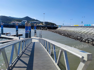 Durable Floating Marine Docks WPC Decking Aluminum Alloy Float Pontoon