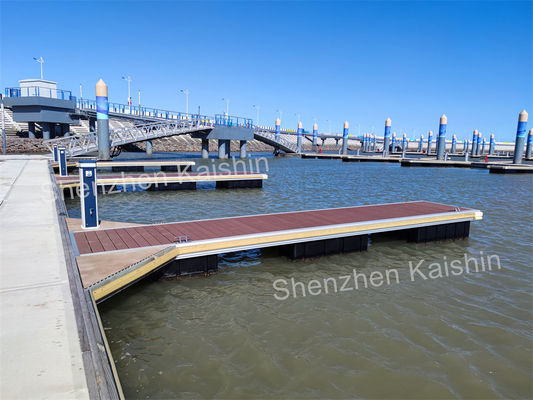 1.0 - 1.2m Handrial Floating Dock Gangway Galvanized Aluminum Marine Commercial Dock Ramps