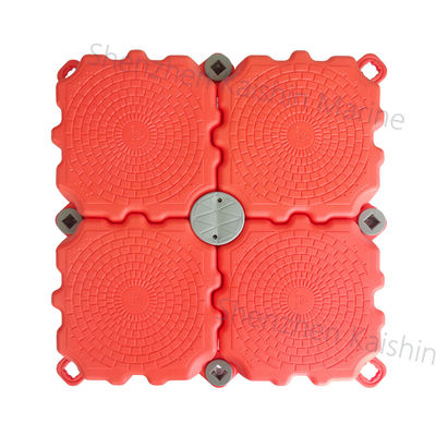 HDPE Modular Marine Floating Dock UV Stabilized Corrosion Resistant Low Maintenance 500x500x400mm