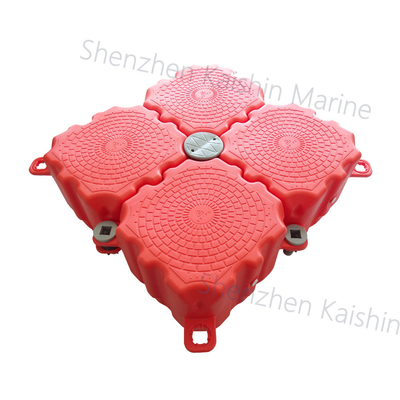 Blue Portable Floating Platform For Marina Yacht Boat Jet Ski Floating Dock HDPE Cubes