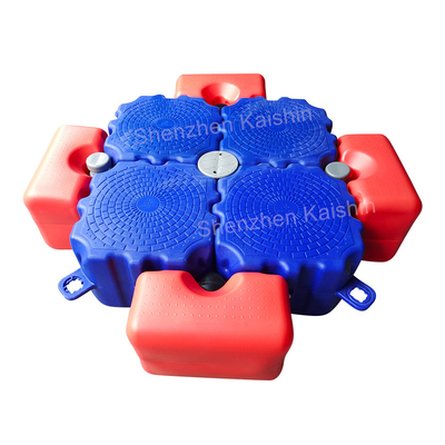 Plastic Drive On Boat Dock Portable Flexible Water Dock For Marina Boat HDPE Floating Cubes Use