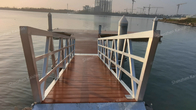 6061 T6 Aluminum Gangways Waterproof WPC Decking Aluminum Marine Dock Ramps