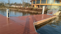 0.2 Mm - 15 Mm Aluminum Floating Dock Jetty Marine Stable Movable For Boating