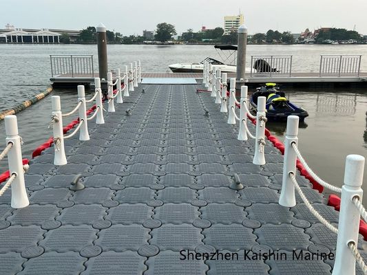 HDPE Modular Floating Dock Cubes with Tool-free Assembly and Corrosion Resistant 500 X 500 X 400mm Dimensions