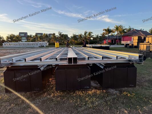 Corrosion Resistant Aluminum Floating Dock with Good Stability and Customizable Size for Yacht Marina Berths