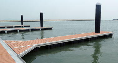 Marina Aluminum Alloy Floating Finger Dock Customized Size For Yacht Boat Ship Berth