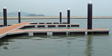 Aluminum Alloy 6061 T6  Yacht Floating Dock Marina Floating Walkway Fingers With LLDPE Floats