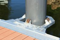 Pipe Floating Dock Pile Guide Wheel Fixing Installation Anti Corrosion Pile Cap Pile Holder