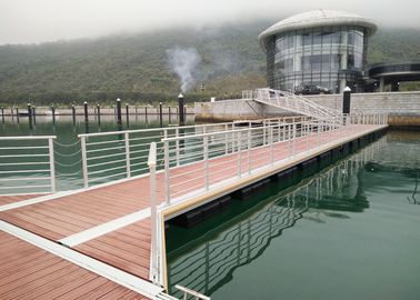 Long Lasting Marine Aluminum Alloy Floating Pontoon Docks For Yacht Boat Berth