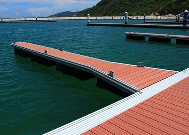 Marina Aluminum Alloy Floating Finger Dock Customized Size For Yacht Boat Ship Berth