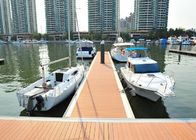 Customized Aluminum Alloy Floating Finger Dock Walkway Long Lasting Marina Pontoon Wharf Engineering Yacht Ship