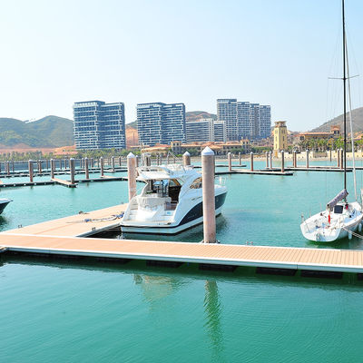 Aluminum Alloy 6061 T6 Floating Pontoon Dock Marina Design Engineering Floating Walkway Bridge For Boat Yacht Ship